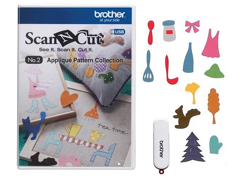 USB2 - aplikačné vzory pre rezací ploter Brother