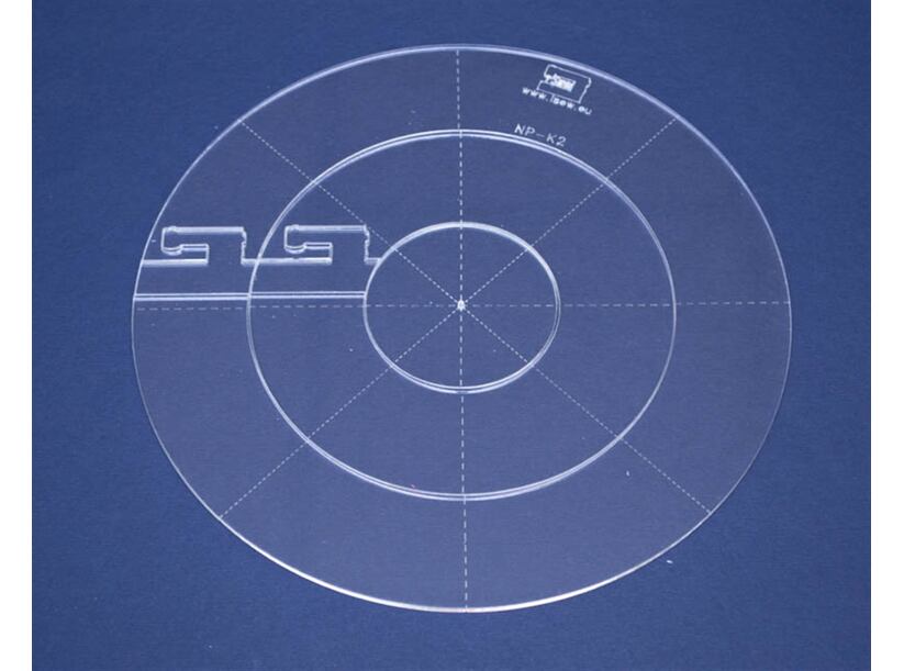 Quiltovacie pravítko kruh vel.2 NP-K2 3ks