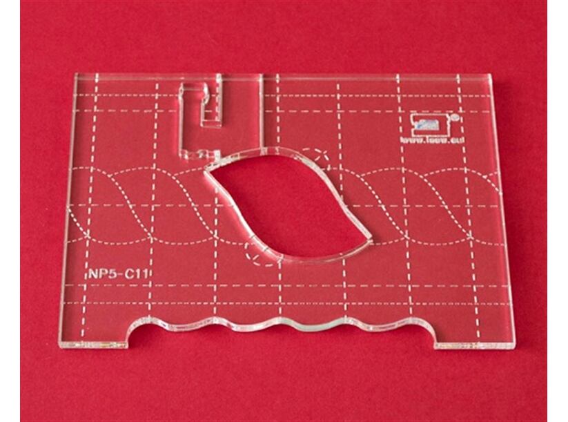 Quiltovacie pravítko bordúra vrkoč NP5-C11