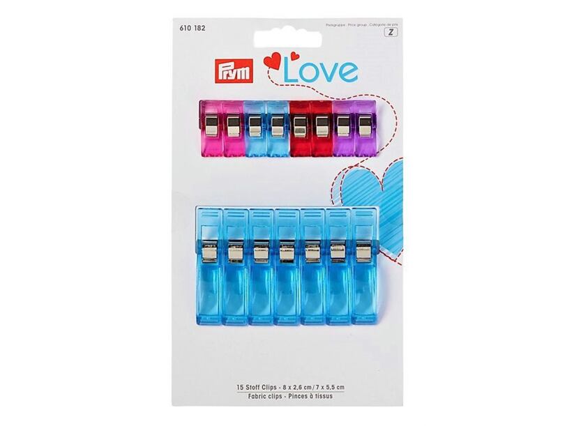 Svorky na textil mix 15ks - PRYM LOVE