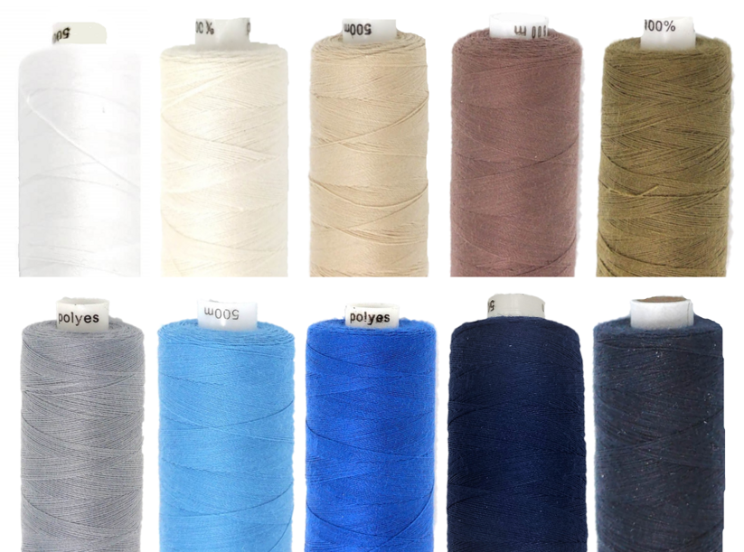 Sada nití PES SMART 120 - PRAKTIK (10x500m)