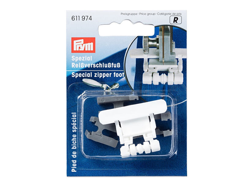 Špeciálna pätka na šitie skrytých zipsov - PRYM