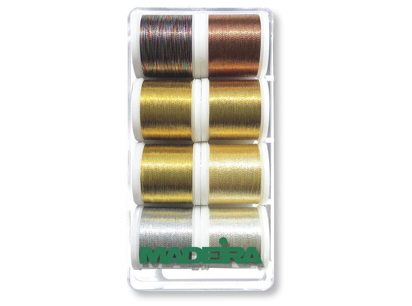 Vyšívacie nite Madeira Metallic Brilliant 40 box (8x200m)