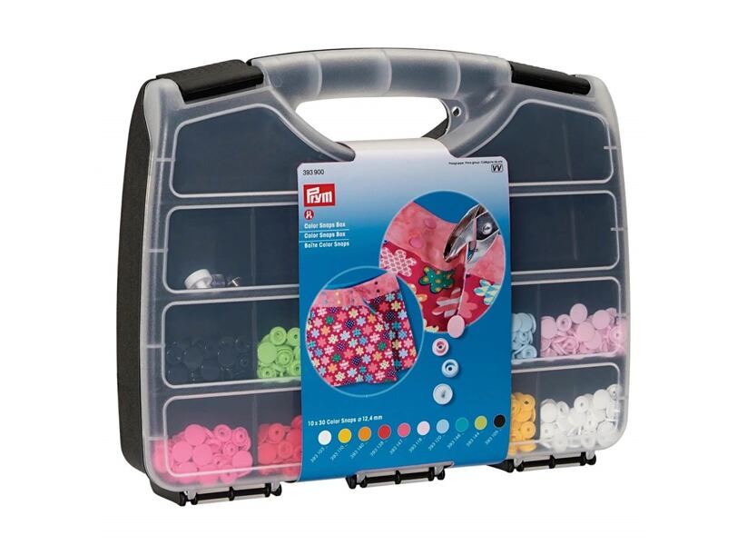 Color Snaps Box - Kufor s farebnými patentkami - PRYM