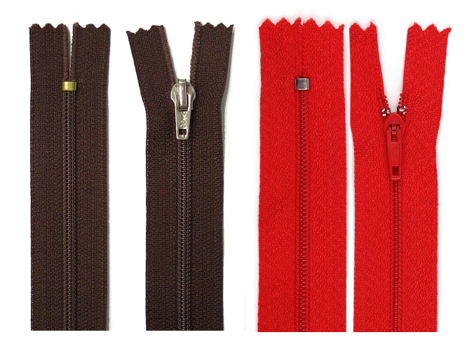 Zips plastový špirálový nedeliteľný 4mm dĺžka 30 cm