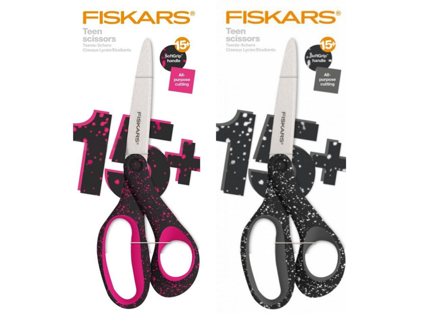 Nožnice pre teenagerov škvrnité (15+) 20cm FISKARS