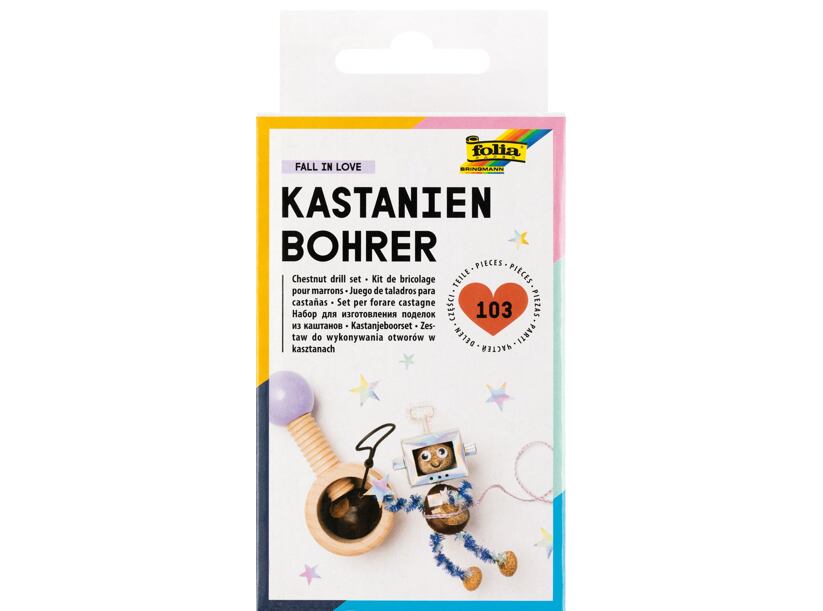Pomôcka na dierovanie gaštanov, žaluďov (103 dielov)