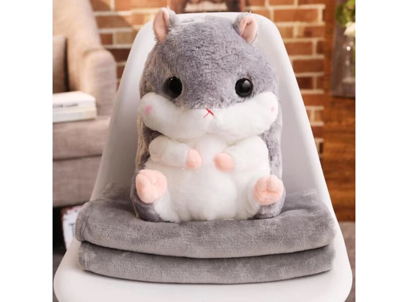 Plyšový Škrečok - Vankúš a deka 2v1