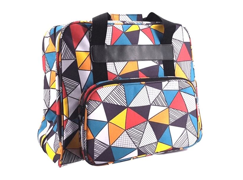 Taška na šijací stroj - abstraktný vzor