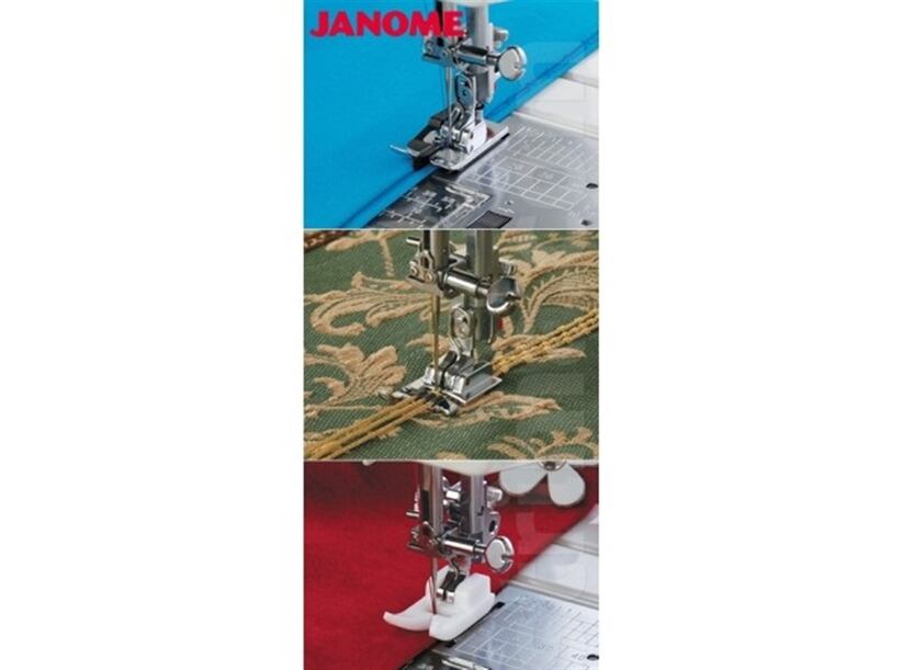 SET 3 pätiek - Janome CB