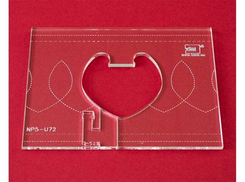 Quiltovacie pravítko bordúra slučky NP5-U72