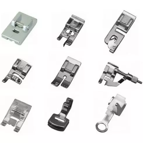 Súprava pätiek pre šijacie stroje Lucznik 9 ks