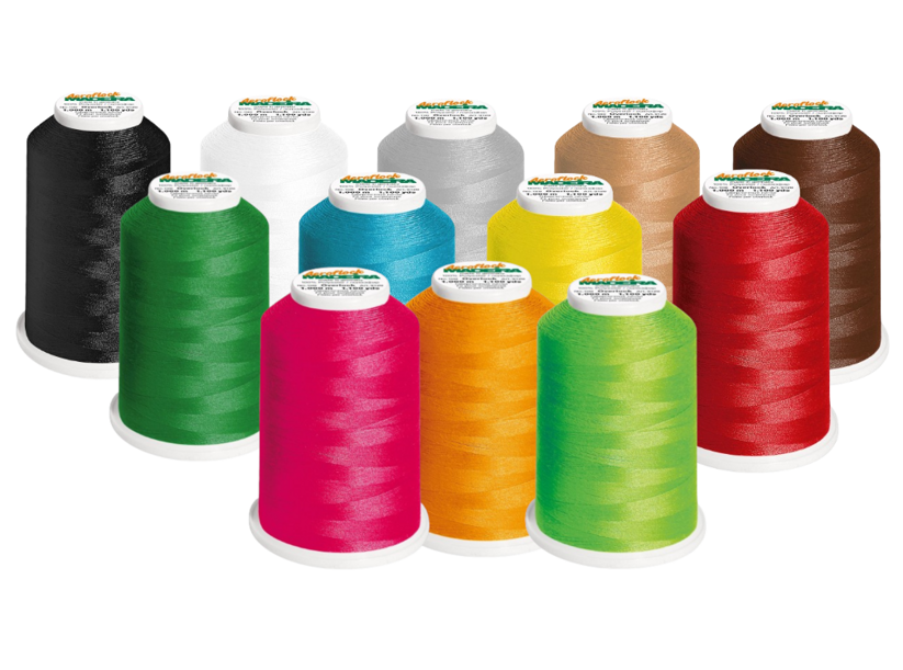 Overlockové nite PES Madeira Aeroflock 100 (1000m) chemlonové