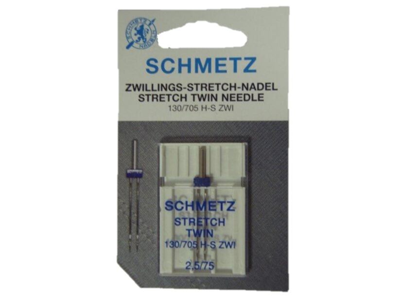 Schmetz dvojihla 130/705 H stretch, rozpich 2,5 mm/75