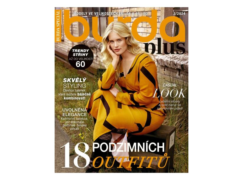 Burda Plus - móda pro plnoštíhlé - podzim 3/2024