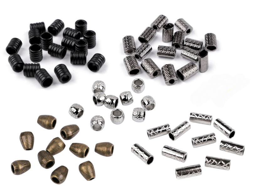 Kovová koncovka - ozdoba na šnúru