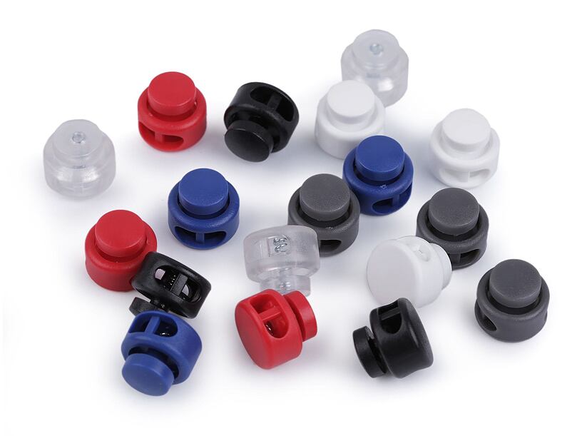 Brzdička guľatá s dvoma dierkami 13x15mm