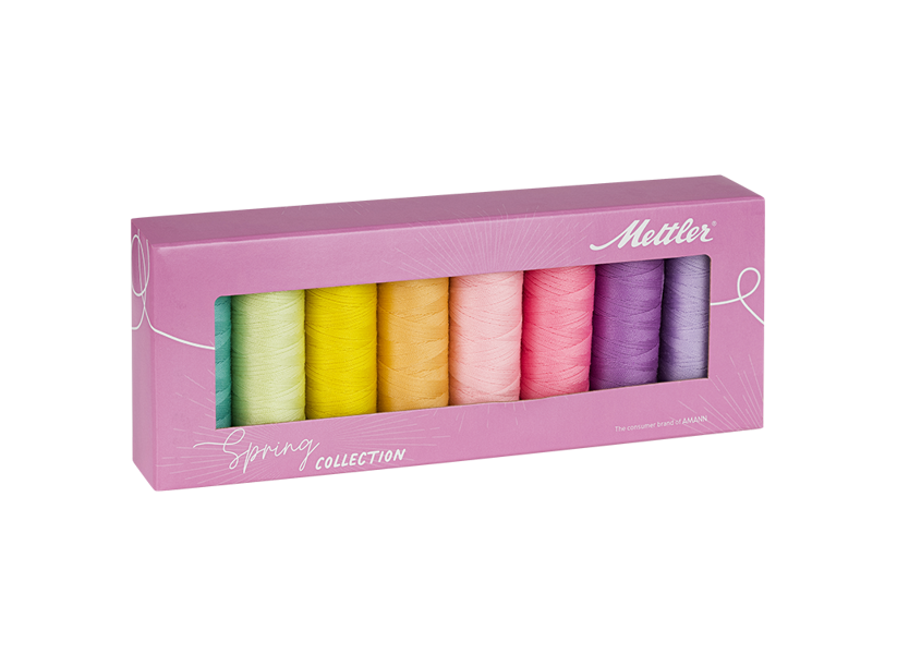 Sada šijacích nití PES - SERALON 100 METTLER (8x200m) - jar