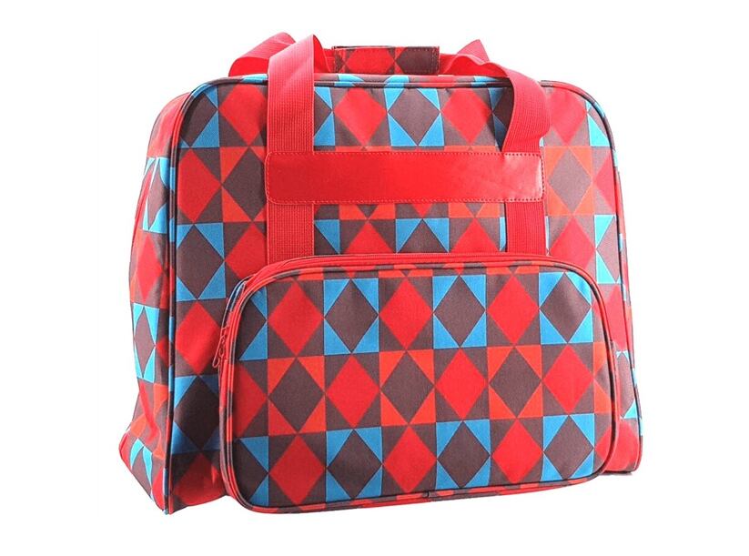 Taška na šijací stroj - farebné kocky