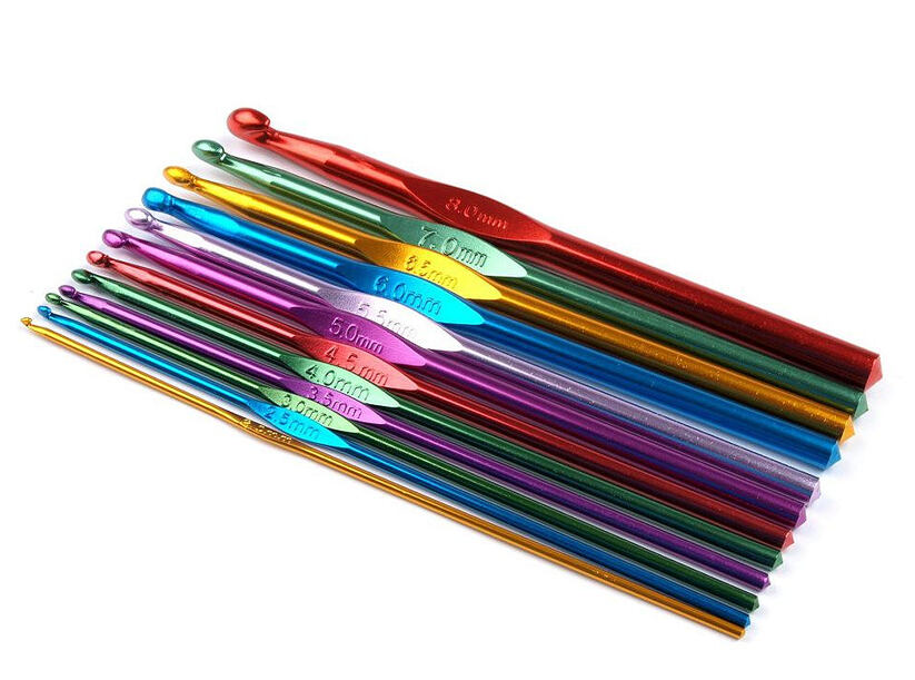 Sada háčků na háčkování (12ks)