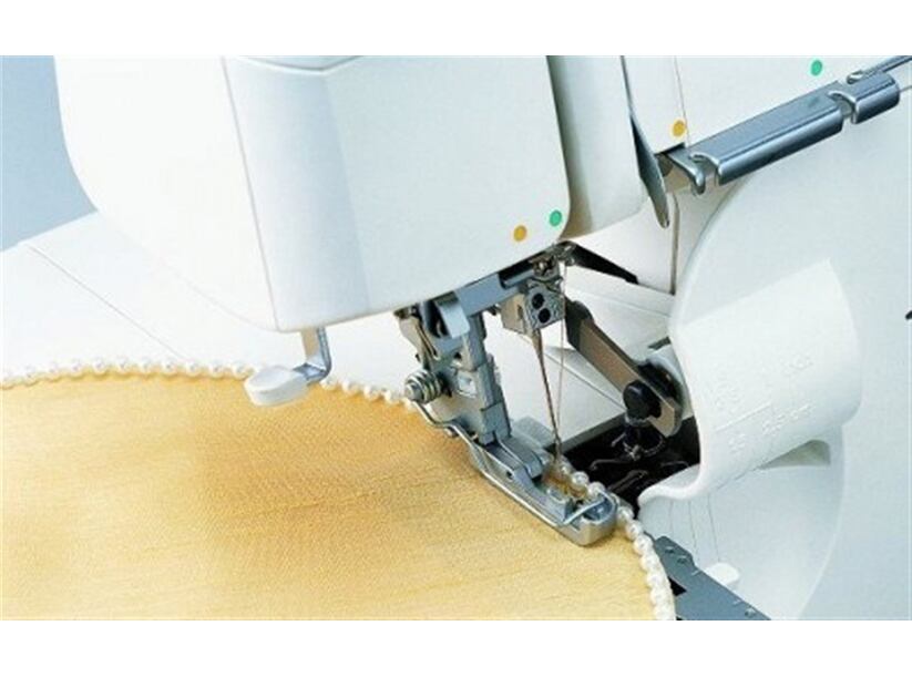 Pätka na všívanie perál - do oblúka - overlocky Juki MO 654 DE, MO 104 D, MO 114 D, MO 735
