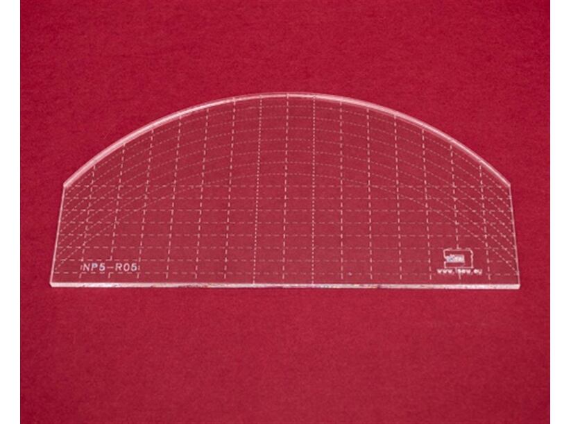 Quiltovacie pravítko oblúk NP5-R05