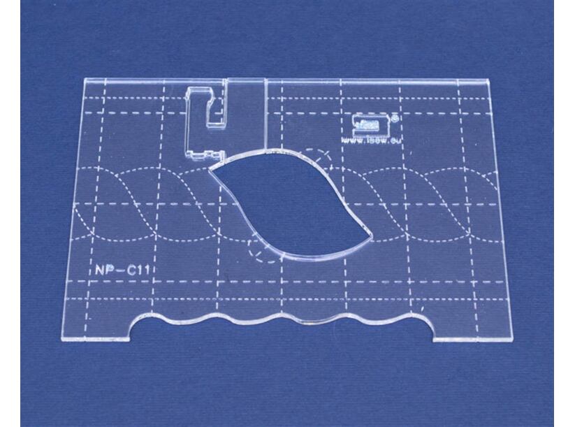 Quiltovacie pravítko bordúra vrkoč NP-C11