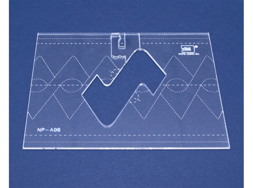 Quiltovacie pravítko bordúra uzly NP-A06