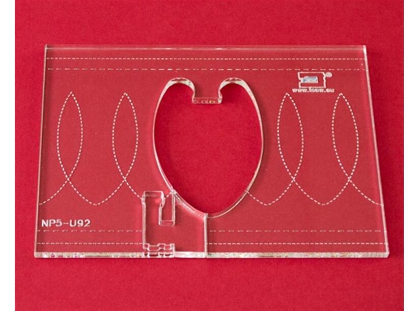Quiltovacie pravítko bordúra slučky NP5-U92