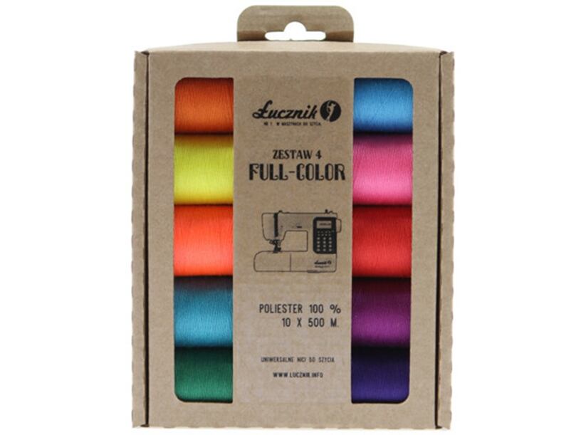 Súprava nití PES 4 - FULL COLOR (10x500m)