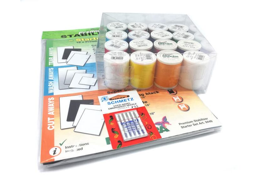 Štartovací SET podkladových materiálov a nití na vyšívanie Madeira