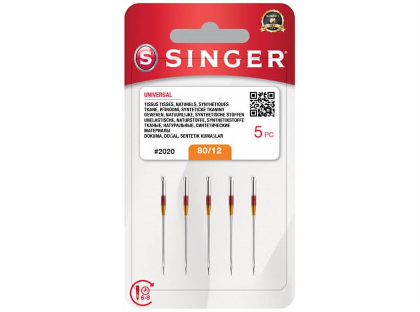 Ihly Singer 2020/801 - pre šijacie stroje - univerzal (5x80)