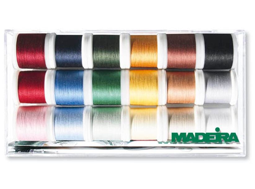 Quiltovacie a vyšívacie nite Madeira Cotona 30 Quiltbox (18x200m)
