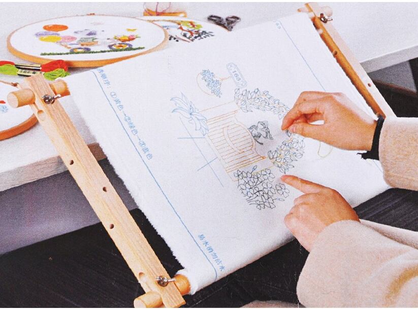 Vyšívací rám nastaviteľný (30,5x54,5cm)