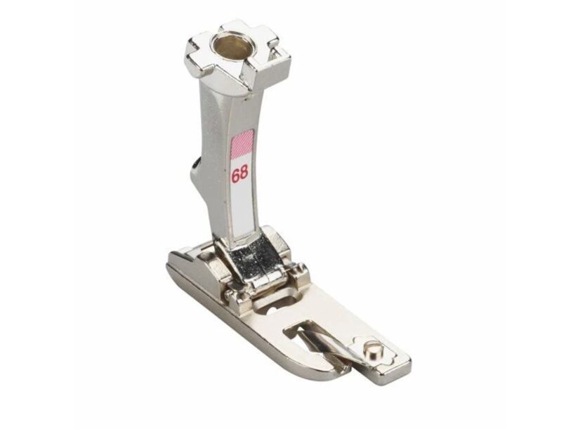 Pätka pre rolovaný a mušličkový lem (2mm) č. 68 - Bernina