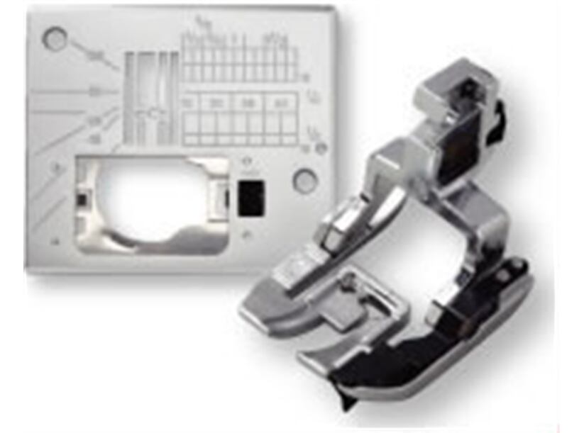 Stehová doska a pätka s vodičom pravá 1/4 INCH - šijacie stroje Janome MC6600P