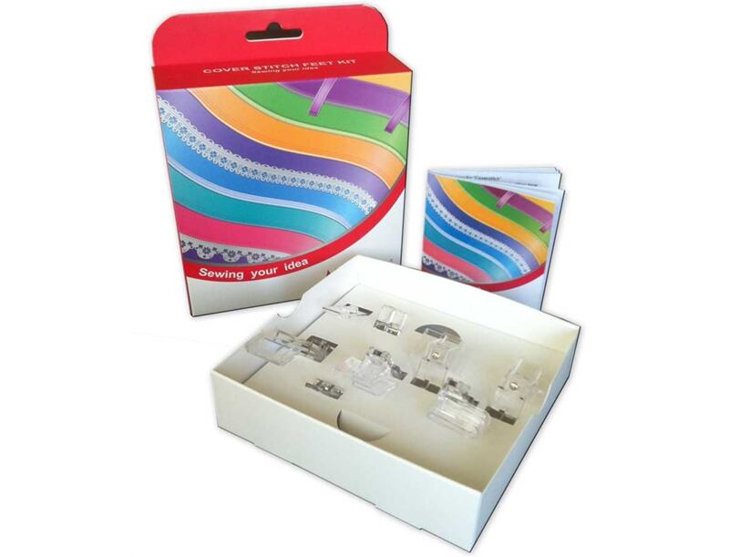 Súprava 7 ks pätiek - coverlocky Merrylock MK 4055, 4075