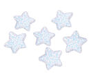 Hviezdy s glitrami Ø50 mm (10 ks)