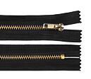 Zip kovový nedeliteľný 4mm dĺžka 18 cm - nohavicový