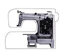 Šijací stroj Singer Starlet 6660 - kovová kostra