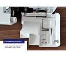 Overlock Brother 3034DWT - priehradka na príslušenstvo