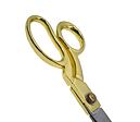 Krajčírske nožnice celokovové zlaté (21,5 cm)