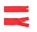 Zips plastový špirálový deliteľný 6 mm dĺžka 70 cm - červená 1
