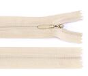 Zip nedělitelný skrytý 3mm/20cm - 307 krémová