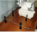 Prídavný stolík - overlocky Baby Lock a Cover Stitch