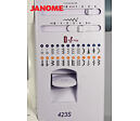 Šijací stroj Janome 423 S - stehy
