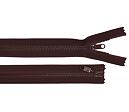 Zip kostěný dělitelný 5mm - dvoucestný - vínová