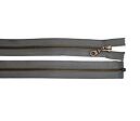 Zip staromosazný bundový 6mm - modrošedá