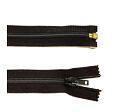Zips plastový špirálový deliteľný 6 mm dĺžka 65 cm - tmavo hnedá 28