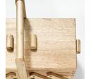 Kazeta - dřevěný košík na šicí potřeby, vel. L - světlý - PRYM